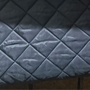 Quilted Black Fabric